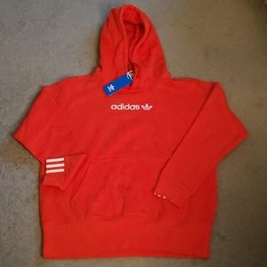 adidas coeeze hoodie red